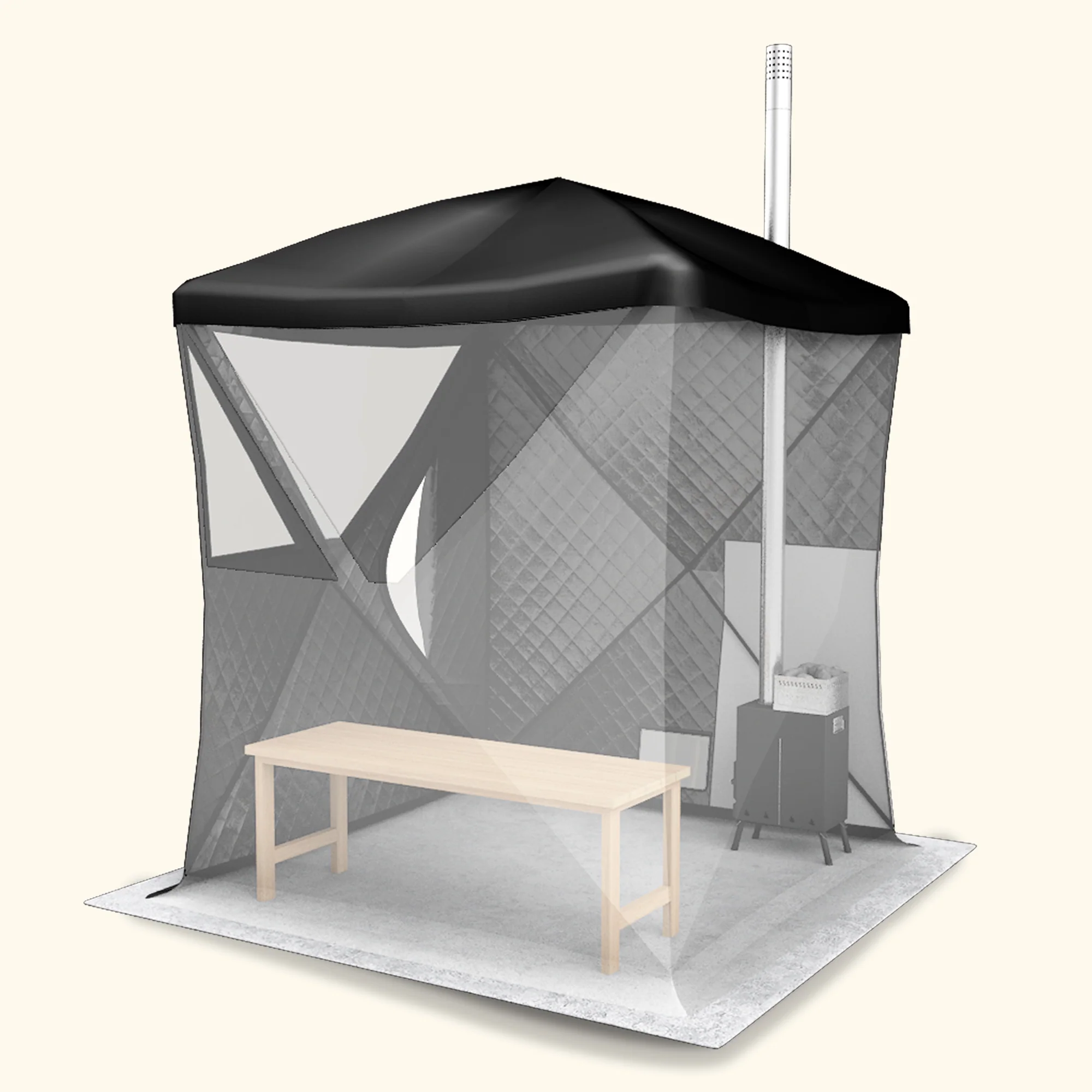 Sweat Tent Portable Outdoor Sauna - Image 4
