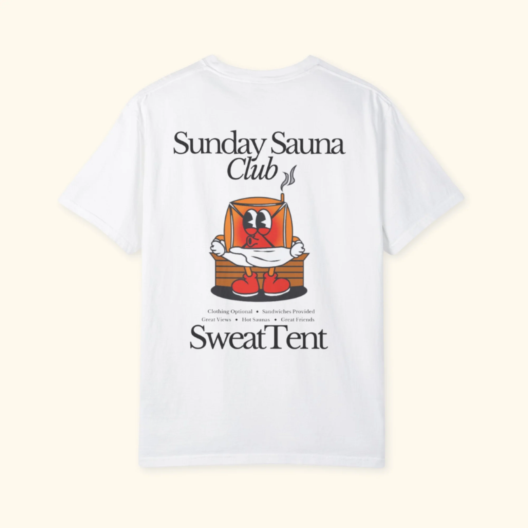 Unisex Sunday Sauna Club T-Shirt - Image 8