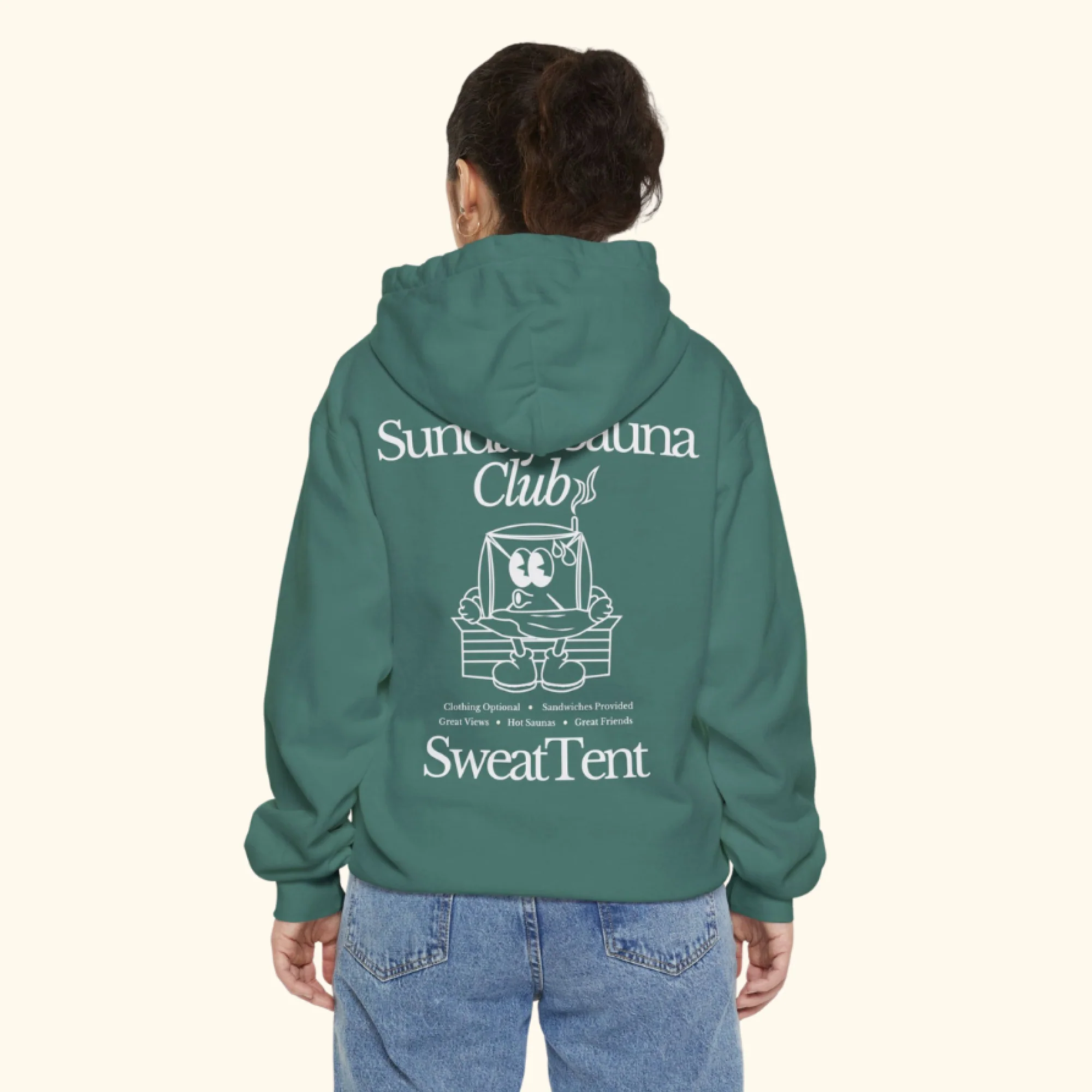 Unisex Sunday Sauna Club Hoodie - Image 12