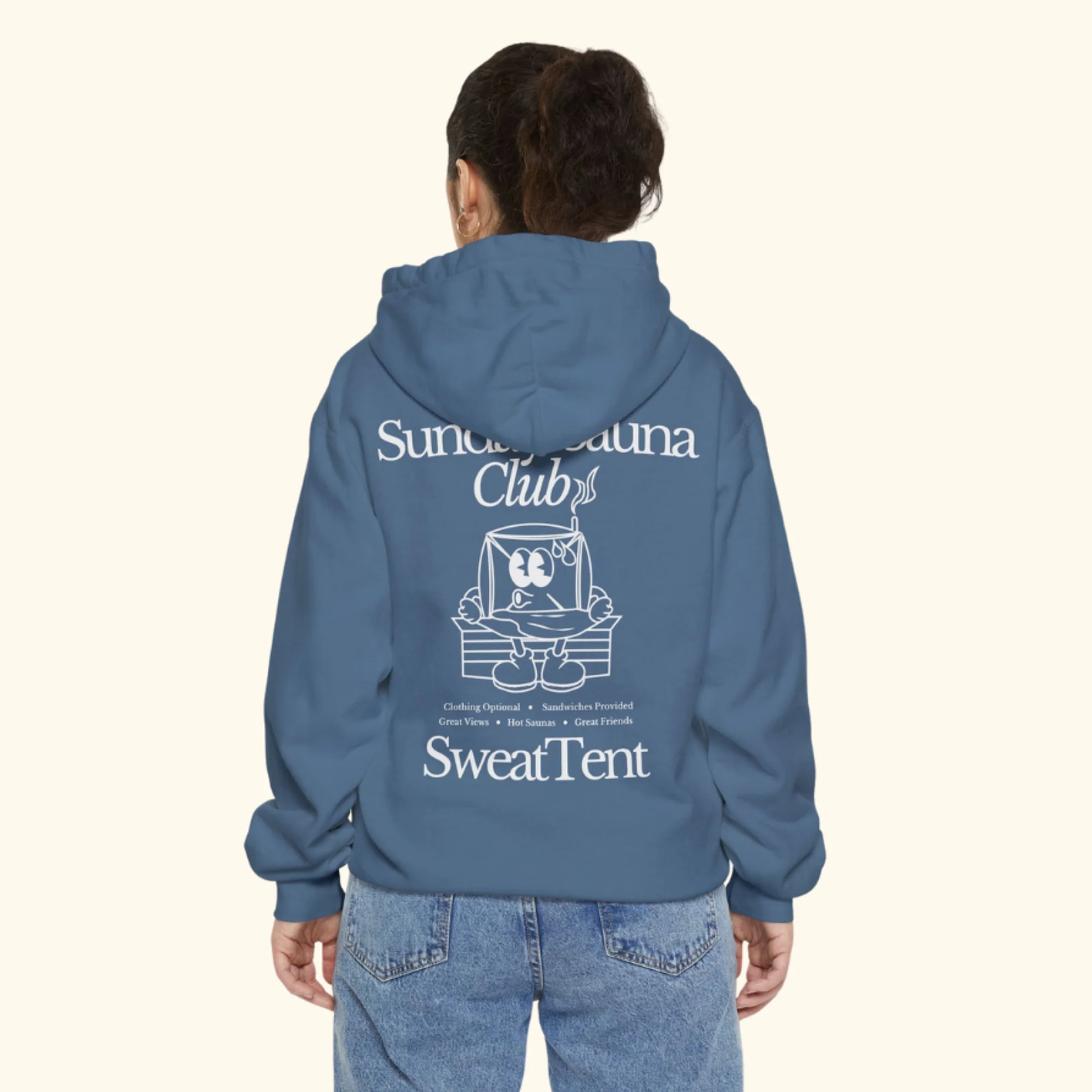 Unisex Sunday Sauna Club Hoodie - Image 16