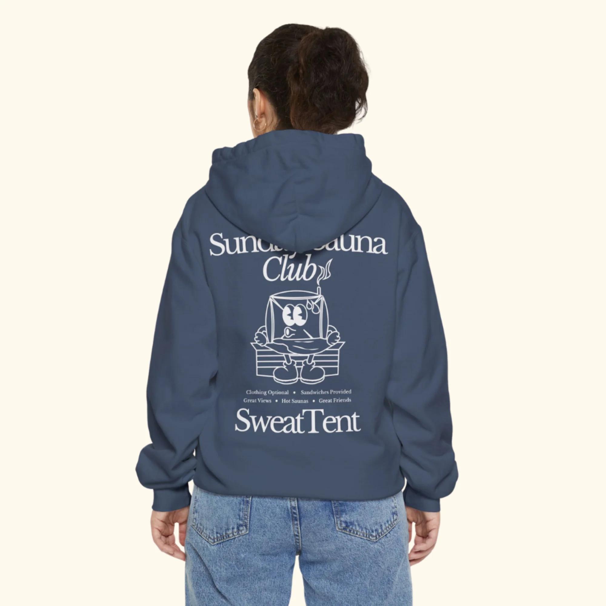 Unisex Sunday Sauna Club Hoodie - Image 20