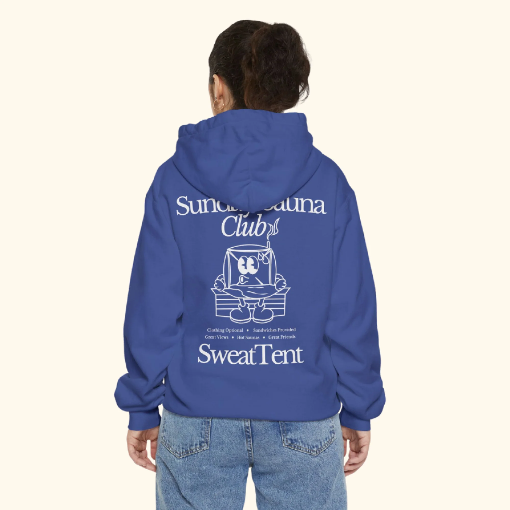 Unisex Sunday Sauna Club Hoodie - Image 8