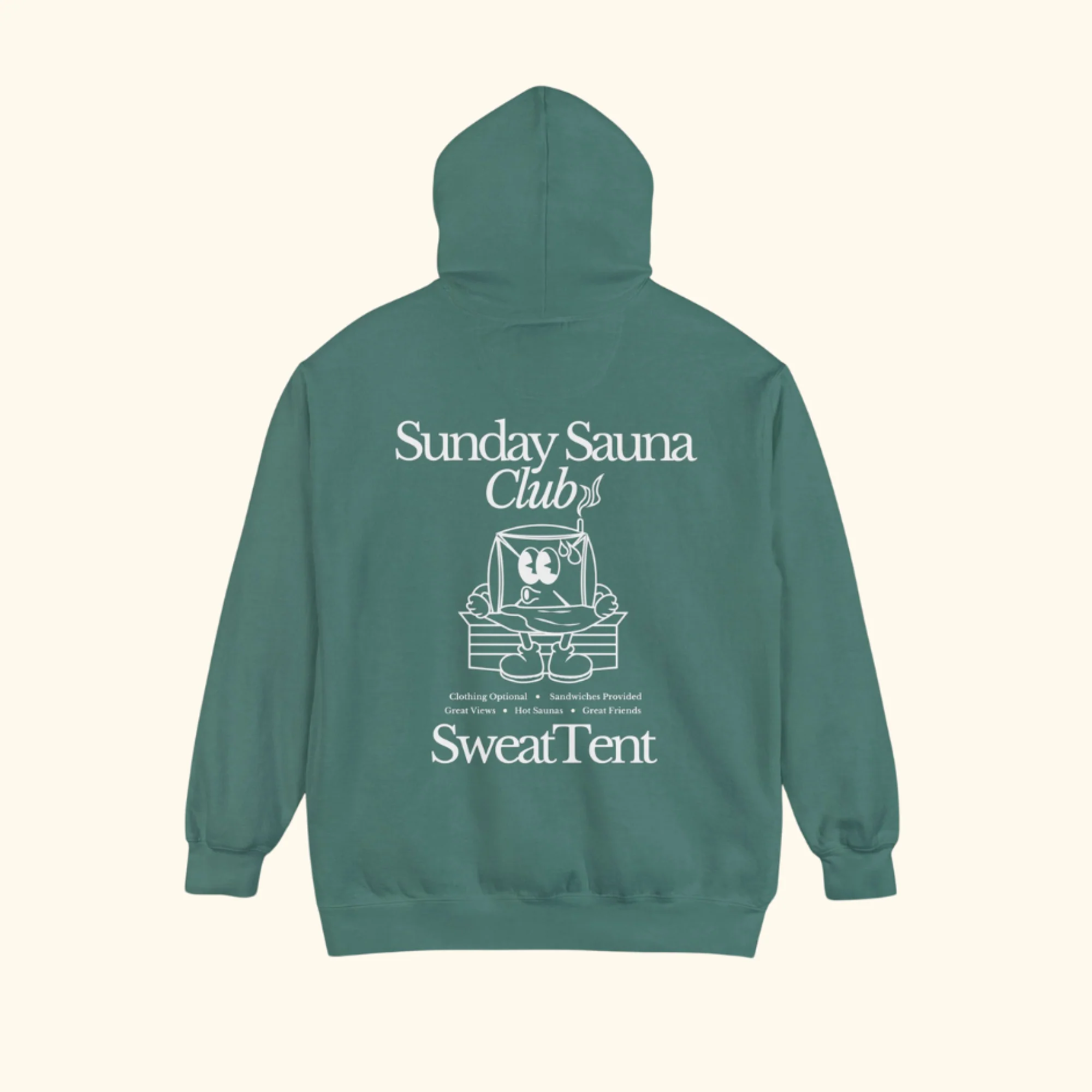 Unisex Sunday Sauna Club Hoodie - Image 9